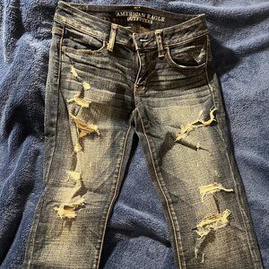 American Eagle womens jeans /jegging super stretch